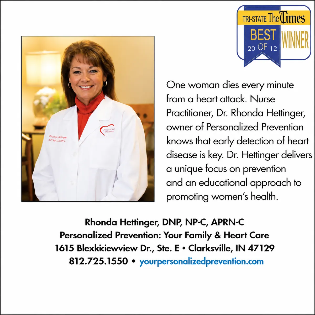 Dr. Rhonda Hettinger smiling in her office